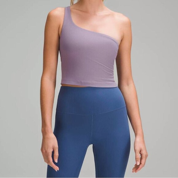 Lululemon Ribbed Nulu Asymmetrical Yoga Tank - Picture 1 of 4